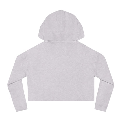 Cropped Hooded Sweatshirt, "Dance with the Devil" Graphic, Edgy Style for Everyday Wear, Perfect for Festivals, Concerts, and Casual Outings