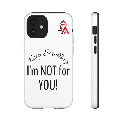 Keep Scrolling Phone Case - Tough Cases, Gift for Social Media Users, Trendy Phone Accessory, Funny Phone Cover, Modern Tech Gift