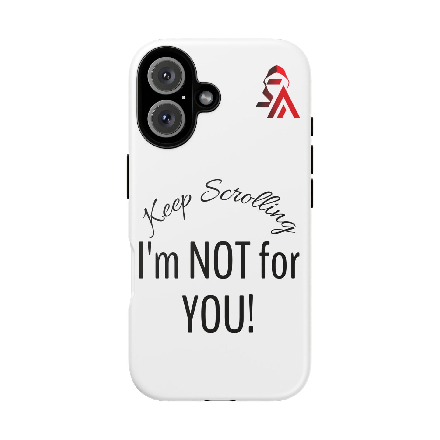 Keep Scrolling Phone Case - Tough Cases, Gift for Social Media Users, Trendy Phone Accessory, Funny Phone Cover, Modern Tech Gift