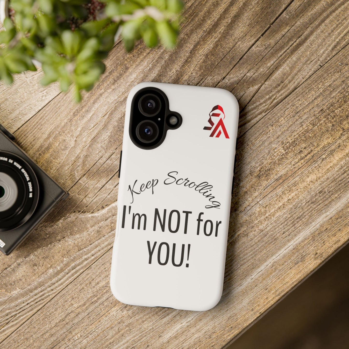 Keep Scrolling Phone Case - Tough Cases, Gift for Social Media Users, Trendy Phone Accessory, Funny Phone Cover, Modern Tech Gift