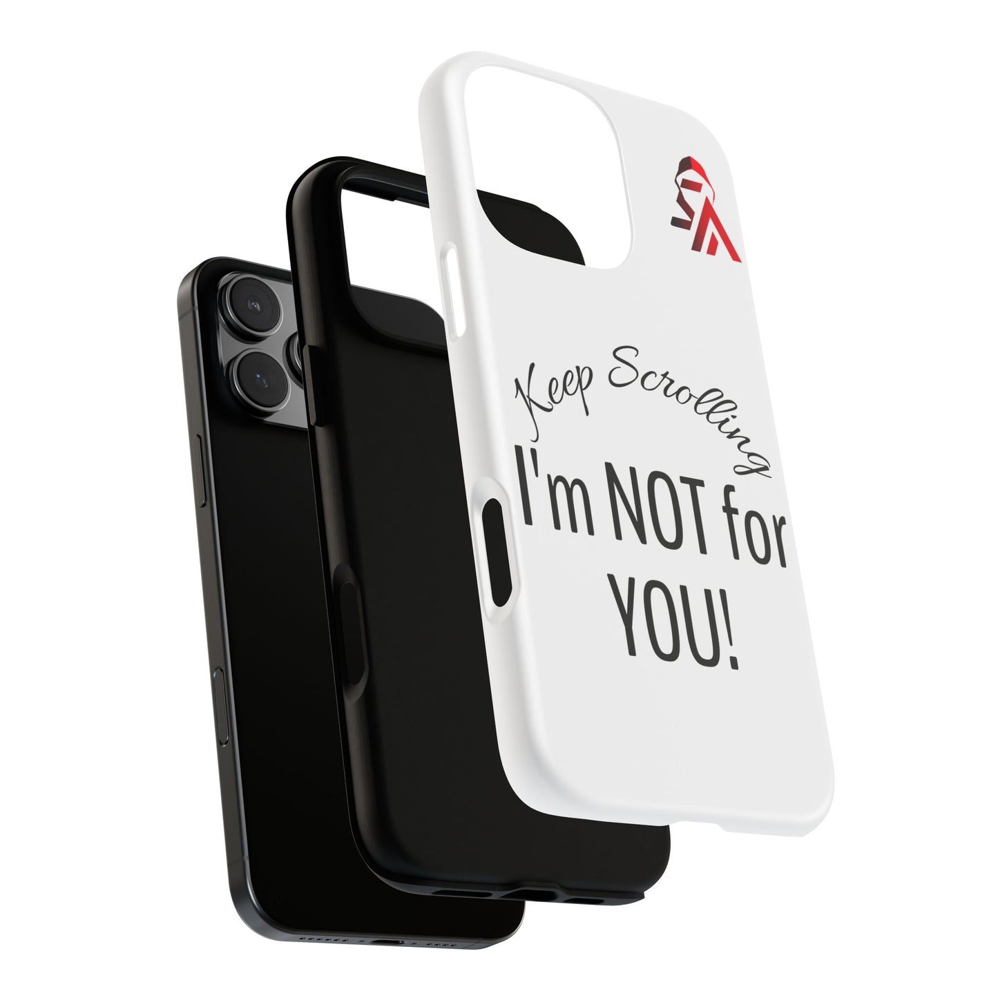 Keep Scrolling Phone Case - Tough Cases, Gift for Social Media Users, Trendy Phone Accessory, Funny Phone Cover, Modern Tech Gift