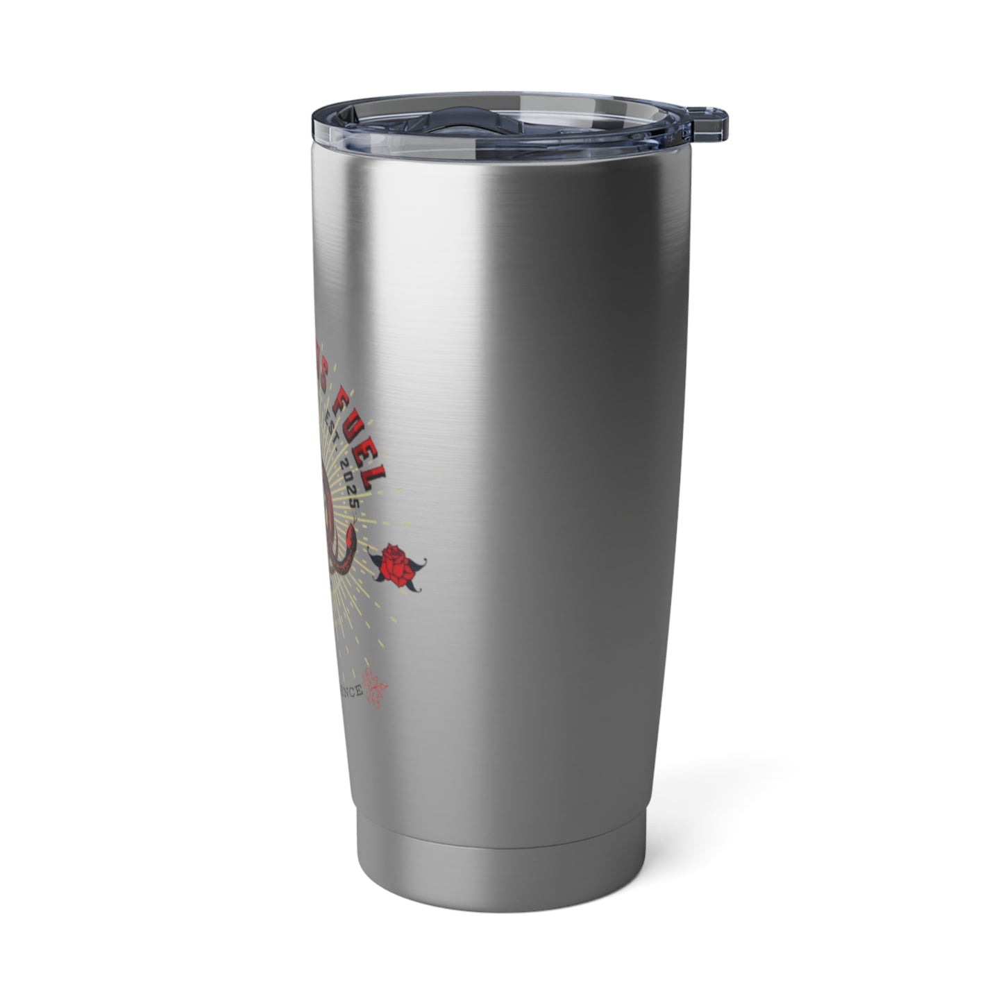 Traveler's 20oz Stainless Steel Tumbler, Inspirational Gift, Adventure Mug, Personalized Travel Cup, Eco-Friendly Travel Sculpt