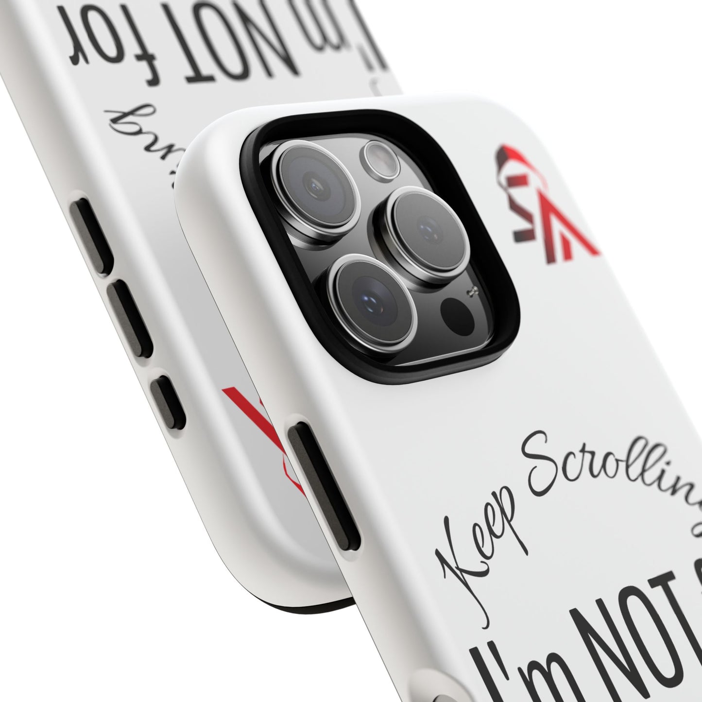 Keep Scrolling Phone Case - Tough Cases, Gift for Social Media Users, Trendy Phone Accessory, Funny Phone Cover, Modern Tech Gift