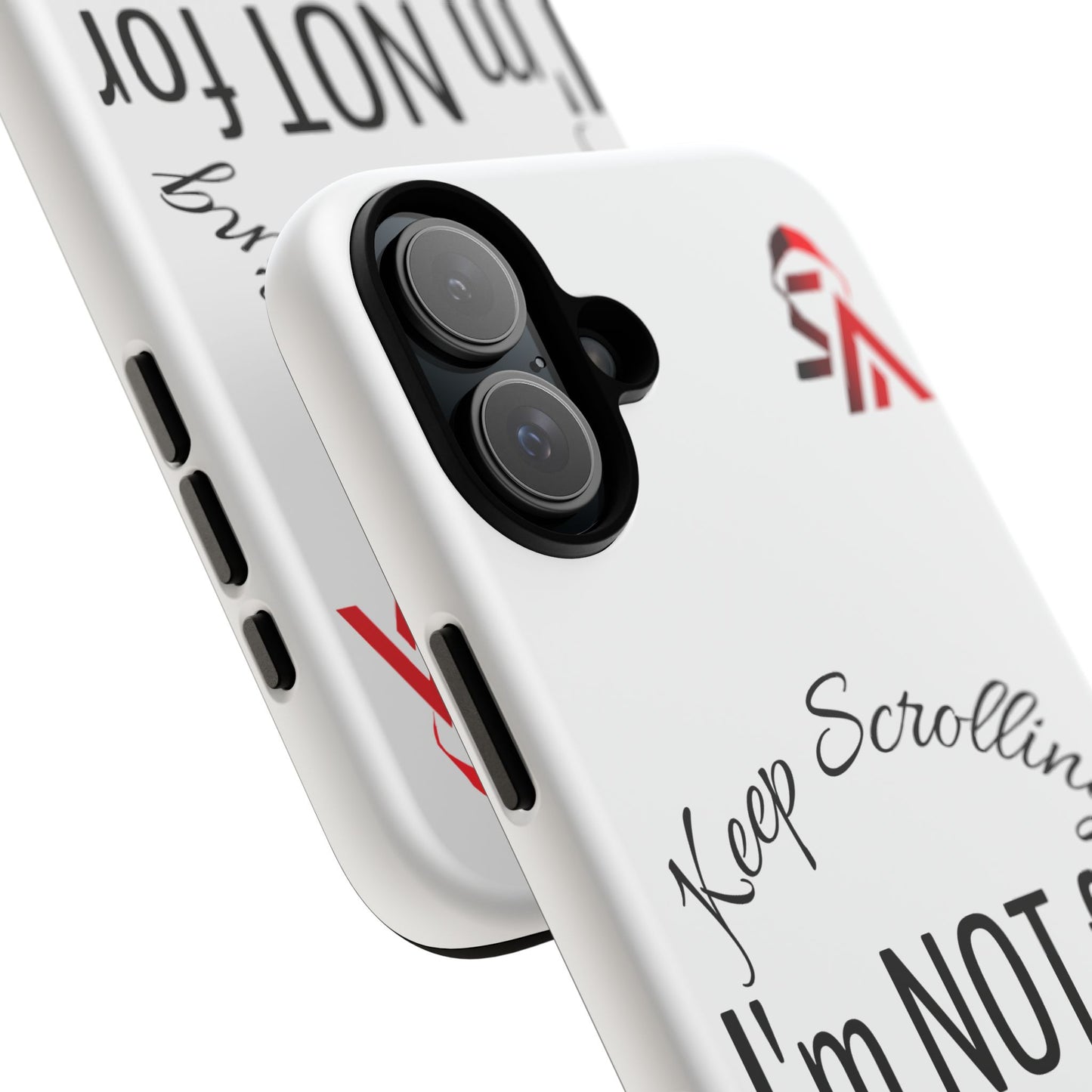 Keep Scrolling Phone Case - Tough Cases, Gift for Social Media Users, Trendy Phone Accessory, Funny Phone Cover, Modern Tech Gift