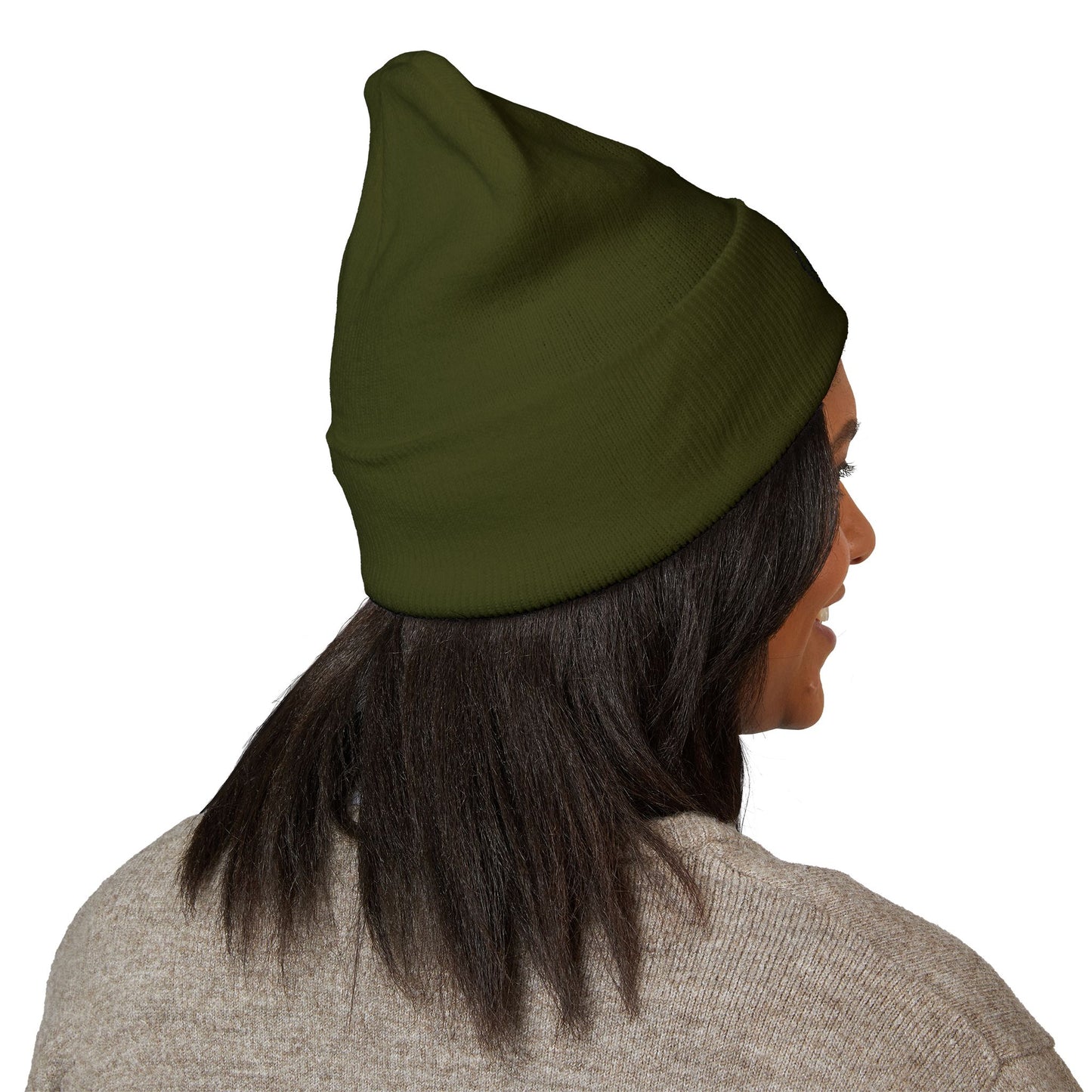 Classic Cuffed Beanie Hat, Embroidered Winter Hat, Unisex Knit Cap, Warm Beanie for Gift, Casual Outdoor Accessory