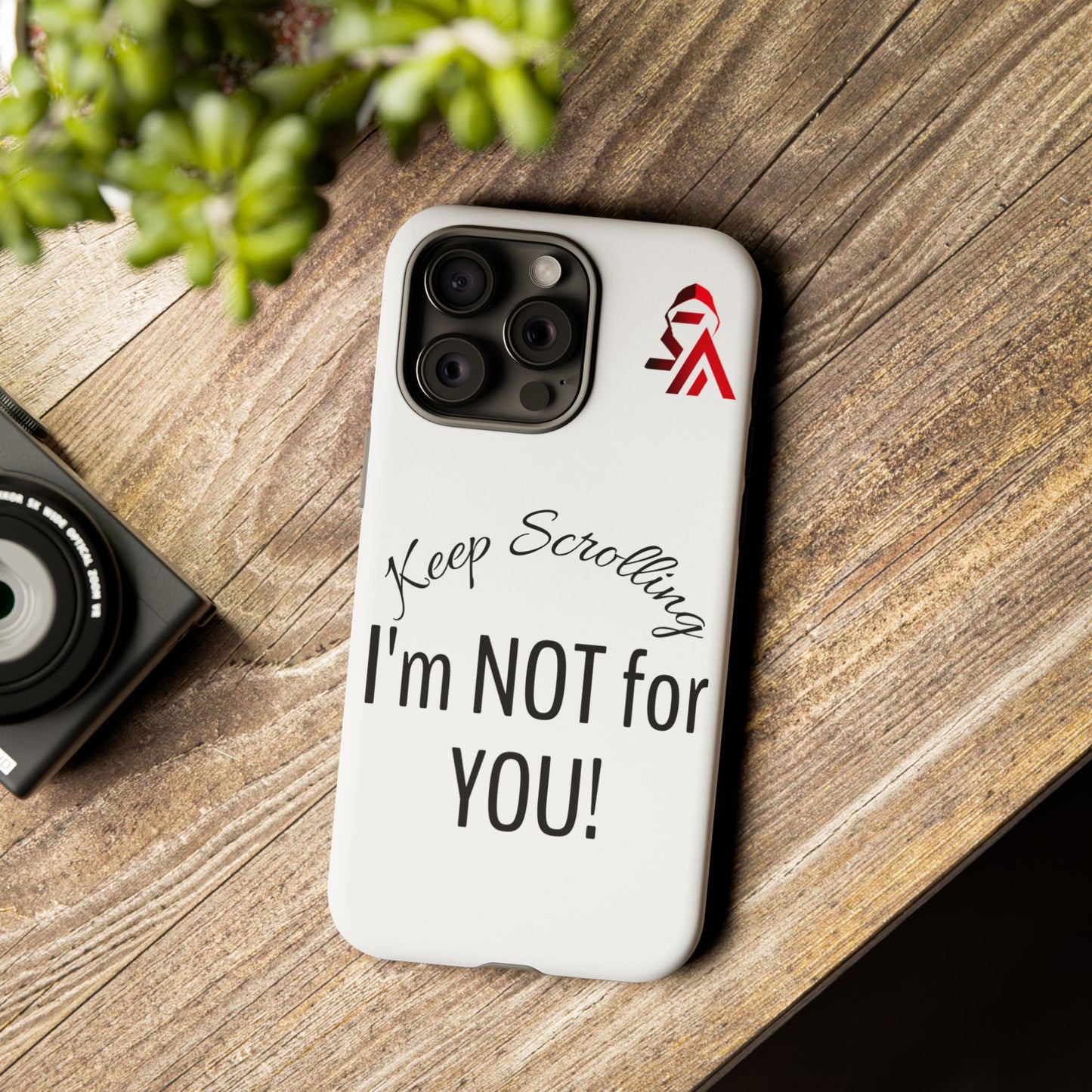 Keep Scrolling Phone Case - Tough Cases, Gift for Social Media Users, Trendy Phone Accessory, Funny Phone Cover, Modern Tech Gift