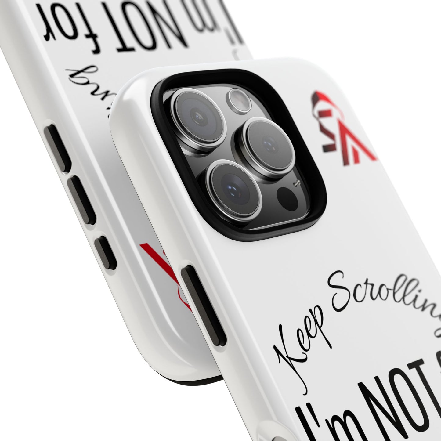 Keep Scrolling Phone Case - Tough Cases, Gift for Social Media Users, Trendy Phone Accessory, Funny Phone Cover, Modern Tech Gift
