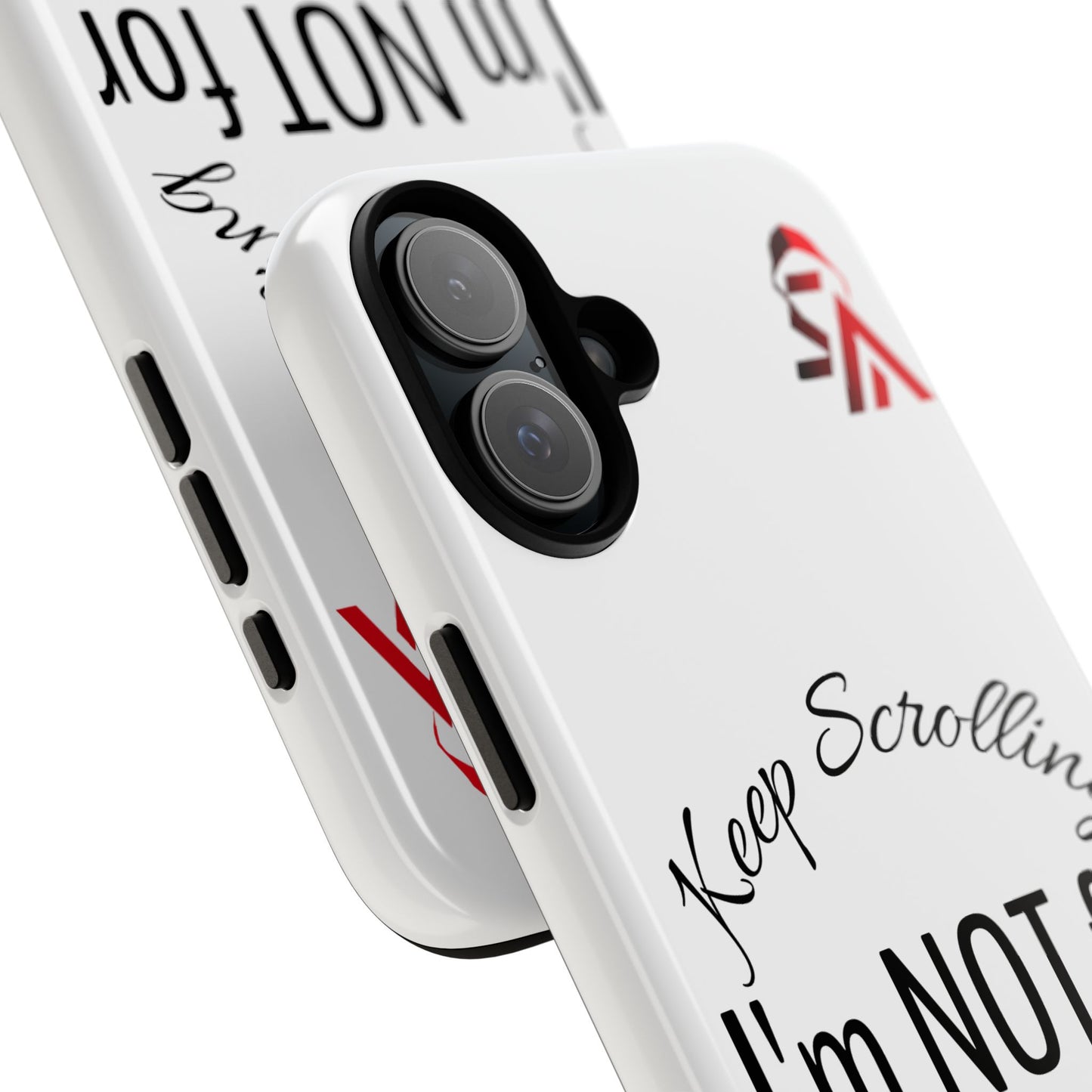 Keep Scrolling Phone Case - Tough Cases, Gift for Social Media Users, Trendy Phone Accessory, Funny Phone Cover, Modern Tech Gift