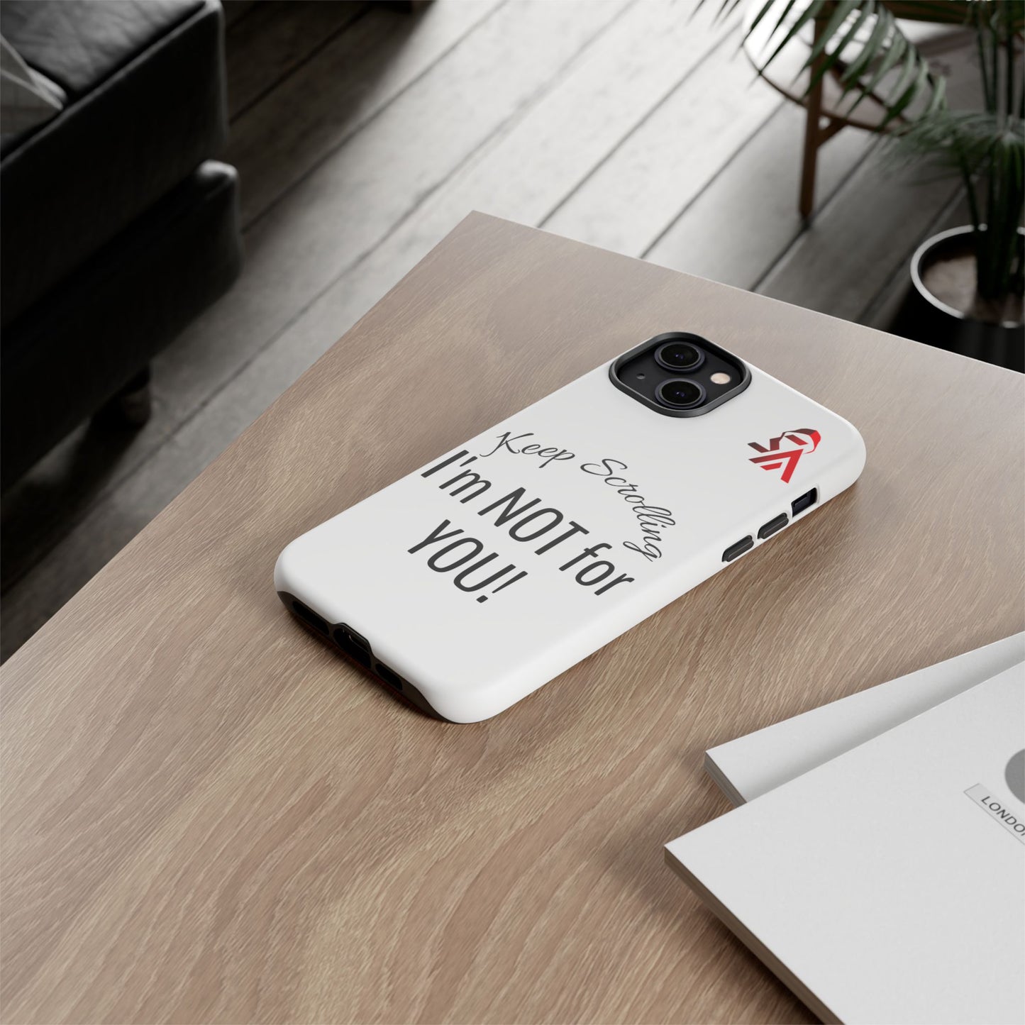 Keep Scrolling Phone Case - Tough Cases, Gift for Social Media Users, Trendy Phone Accessory, Funny Phone Cover, Modern Tech Gift