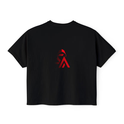 Graphic Women's Boxy Tee - Trendy Streetwear, Casual Wear, Unique Gift for Festivals, Music Lovers, Art Enthusiasts