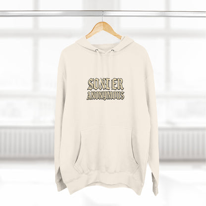 Sonder Anonymous Three-Panel Fleece Hoodie for Ultimate Comfort, Casual Style, Streetwear, Unique Gift, Everyday Wear