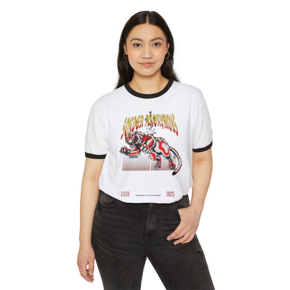 Retro Graphic Dinosaur T-Shirt, Unisex Cotton Tee, Vintage Style, Perfect for Kids & Adults, Great Gift for Dinosaur Lovers, Casual Wear