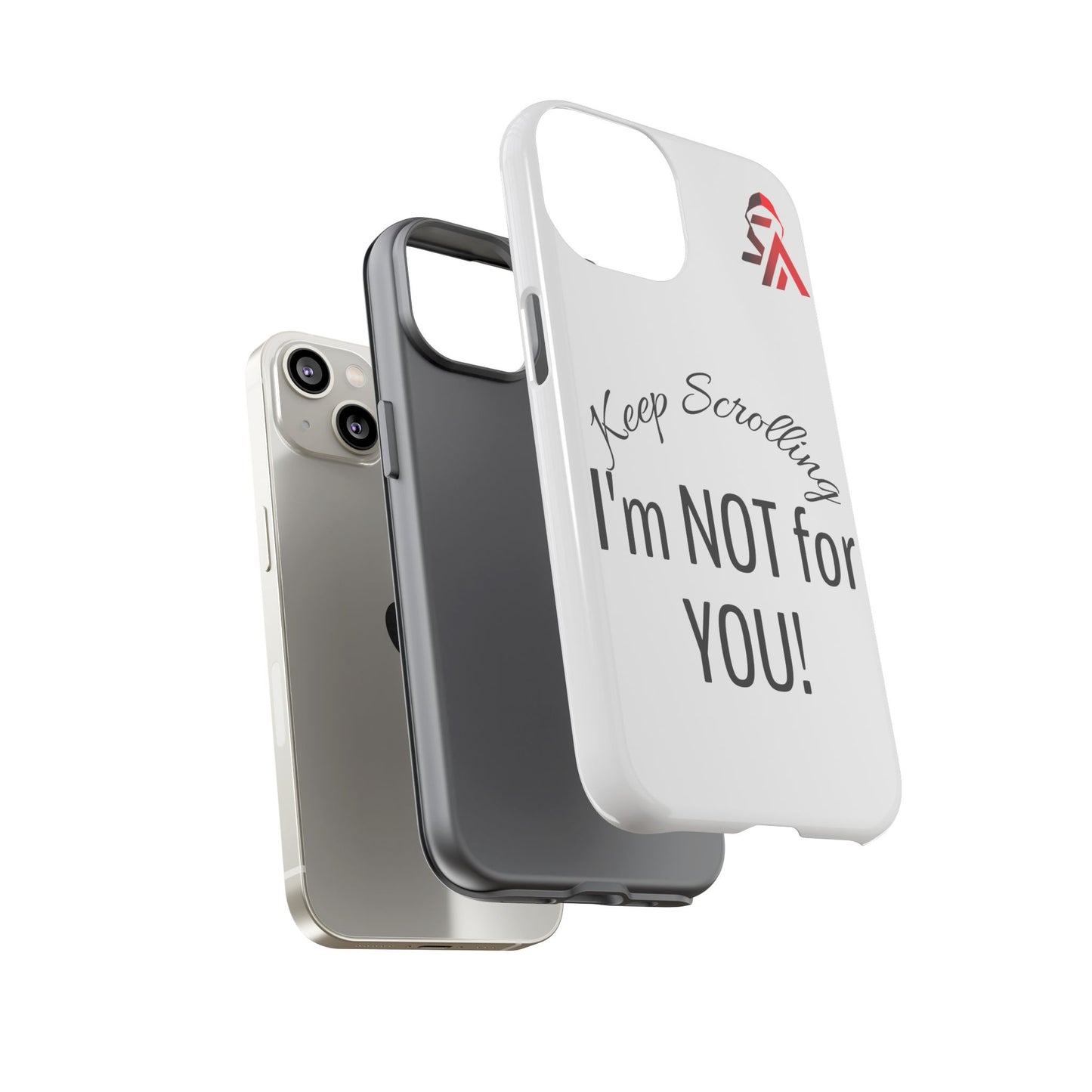 Keep Scrolling Phone Case - Tough Cases, Gift for Social Media Users, Trendy Phone Accessory, Funny Phone Cover, Modern Tech Gift