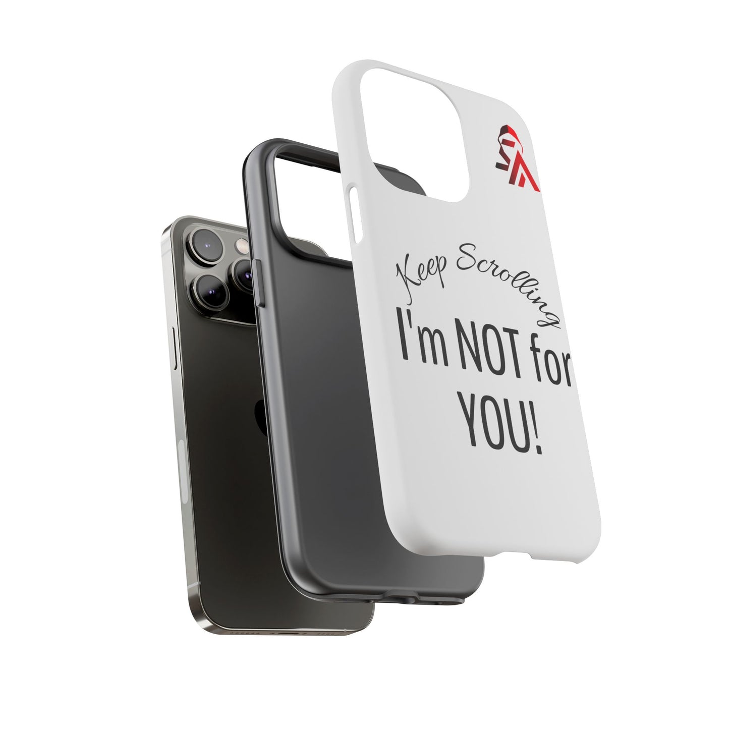 Keep Scrolling Phone Case - Tough Cases, Gift for Social Media Users, Trendy Phone Accessory, Funny Phone Cover, Modern Tech Gift