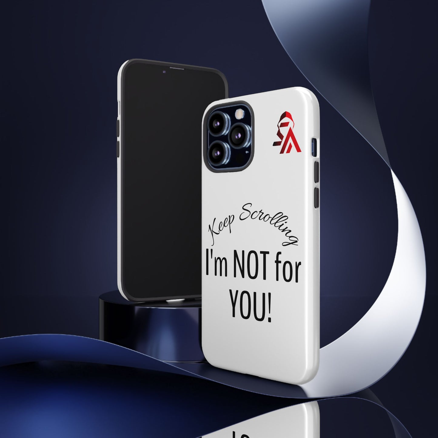 Keep Scrolling Phone Case - Tough Cases, Gift for Social Media Users, Trendy Phone Accessory, Funny Phone Cover, Modern Tech Gift