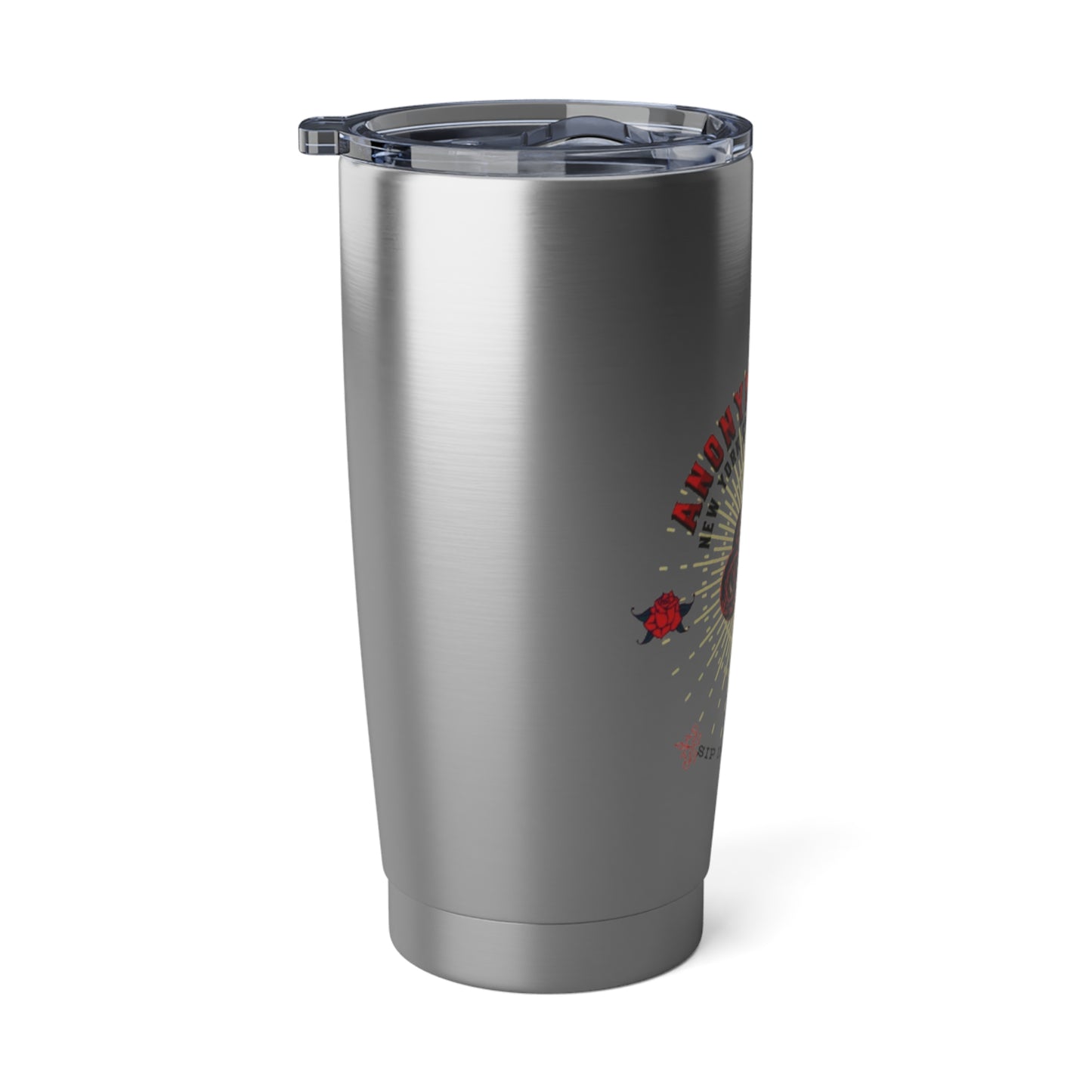 Traveler's 20oz Stainless Steel Tumbler, Inspirational Gift, Adventure Mug, Personalized Travel Cup, Eco-Friendly Travel Sculpt