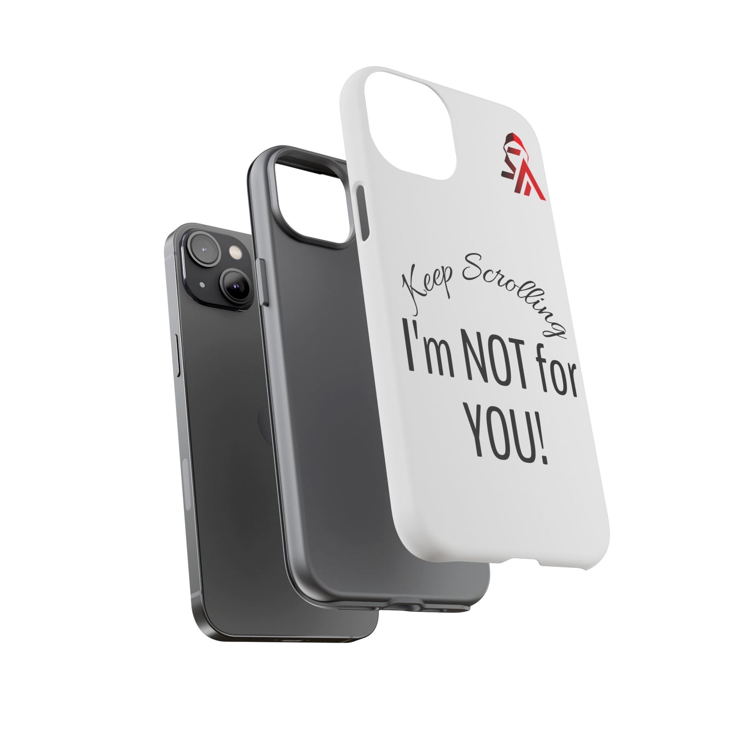 Keep Scrolling Phone Case - Tough Cases, Gift for Social Media Users, Trendy Phone Accessory, Funny Phone Cover, Modern Tech Gift