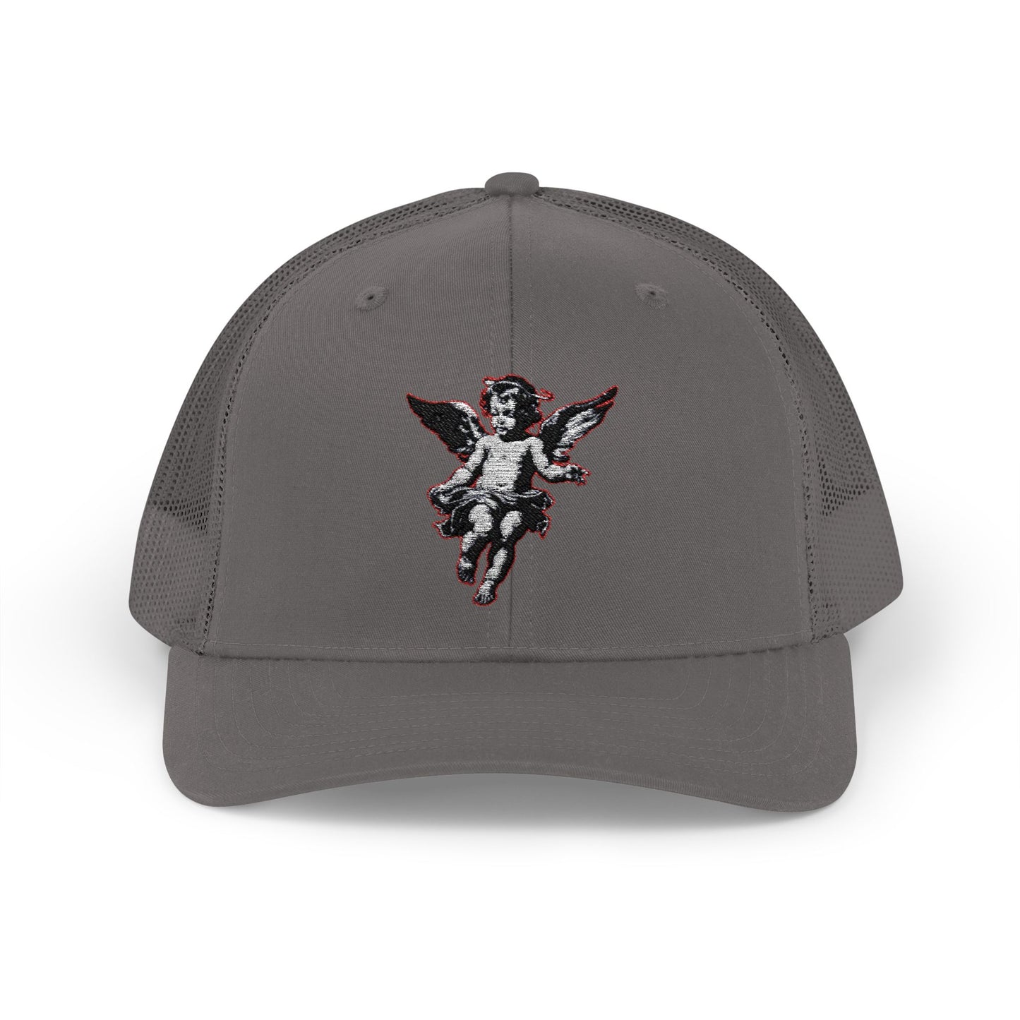Angel Sequin Snapback Trucker Cap, Trendy Hat for Teens, Summer Style, Festival Wear, Gift for Friends, Casual Accessories