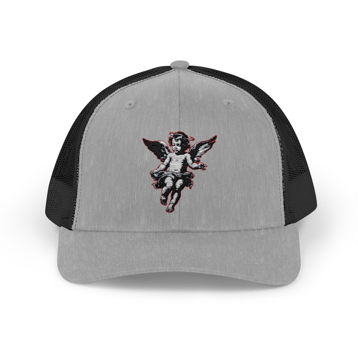 Angel Sequin Snapback Trucker Cap, Trendy Hat for Teens, Summer Style, Festival Wear, Gift for Friends, Casual Accessories