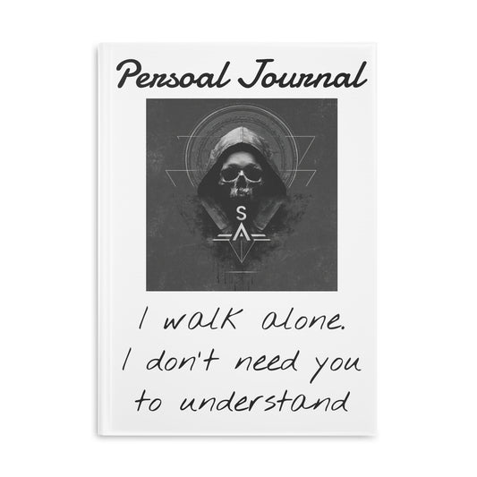 Gothic Journal with Inspirational Quotes, Personal Notebook, Unique Gift, Creative Writing, Self-Expression Diary
