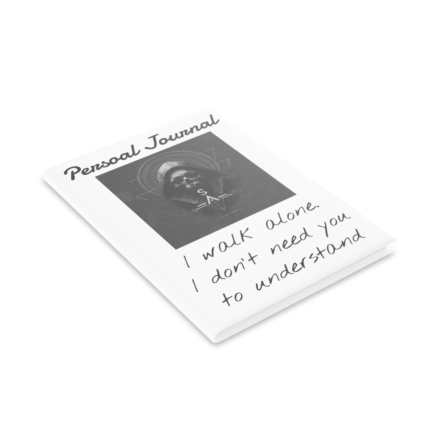 Gothic Journal with Inspirational Quotes, Personal Notebook, Unique Gift, Creative Writing, Self-Expression Diary