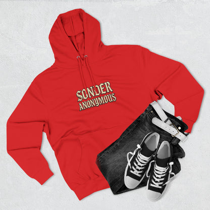 Sonder Anonymous Three-Panel Fleece Hoodie for Ultimate Comfort, Casual Style, Streetwear, Unique Gift, Everyday Wear