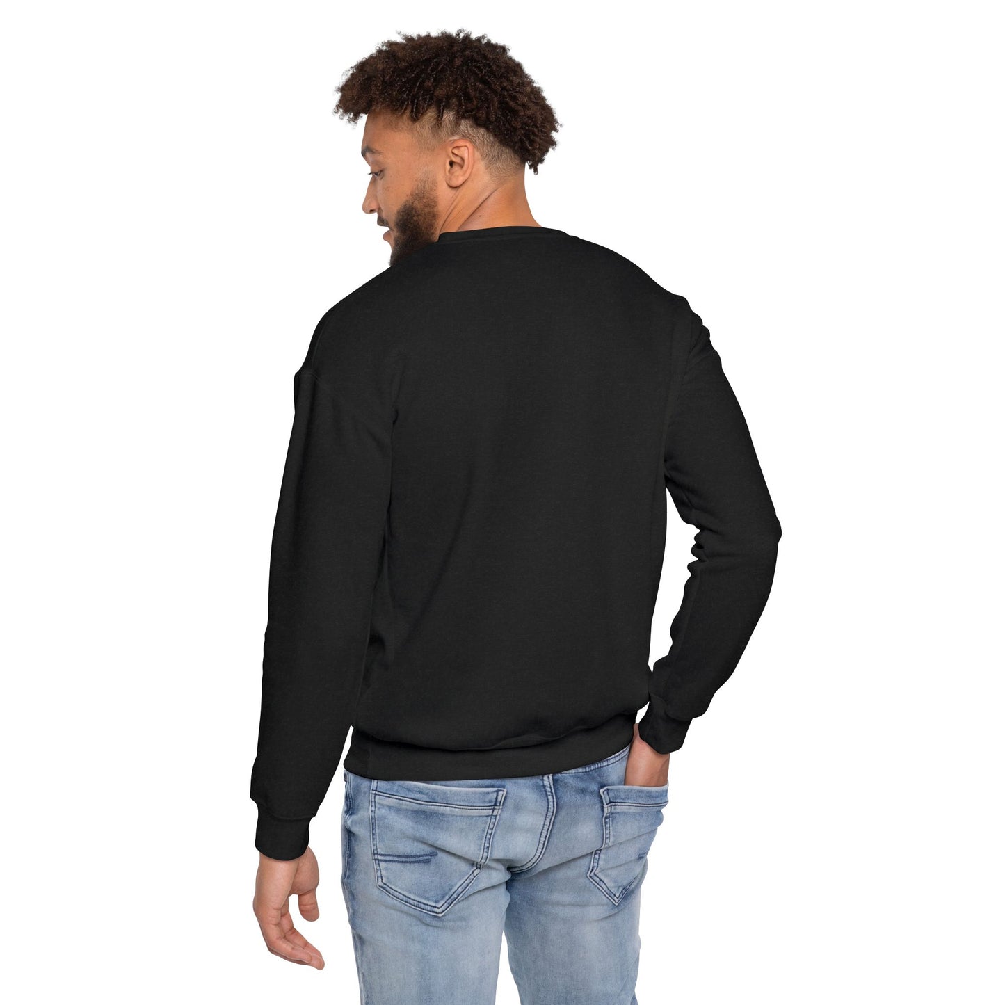 Saint Unisex Drop Shoulder Sweatshirt, Trendy Streetwear, Casual Comfort, Gift for Him/Her, Cool Art Apparel