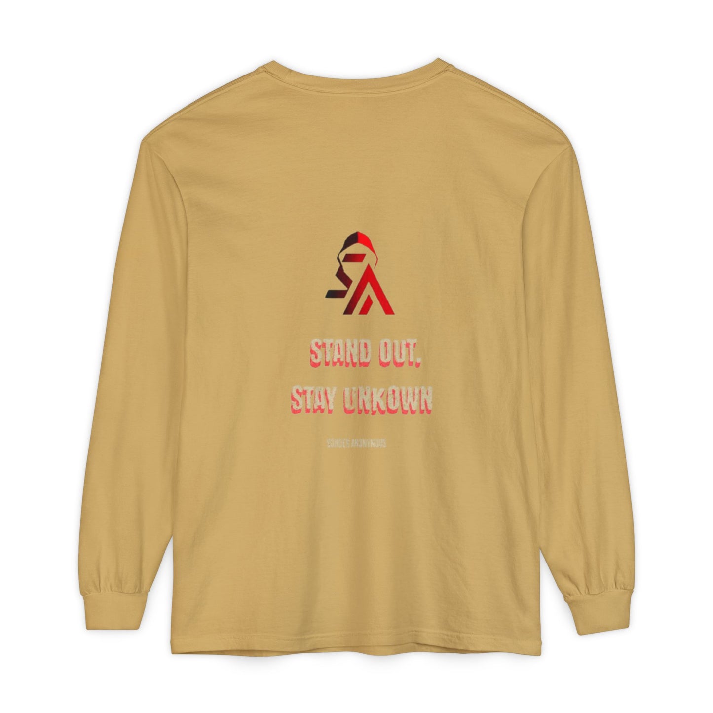 Edgy Angel Long Sleeve T-Shirt, Streetwear Fashion, Casual Wear, Unique Graphic Tee, Unisex Apparel, Gift for Him/Her