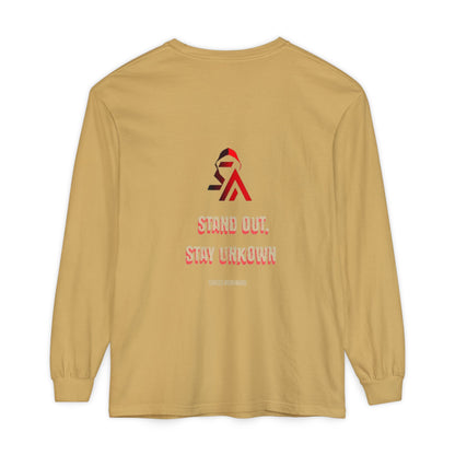 Edgy Angel Long Sleeve T-Shirt, Streetwear Fashion, Casual Wear, Unique Graphic Tee, Unisex Apparel, Gift for Him/Her