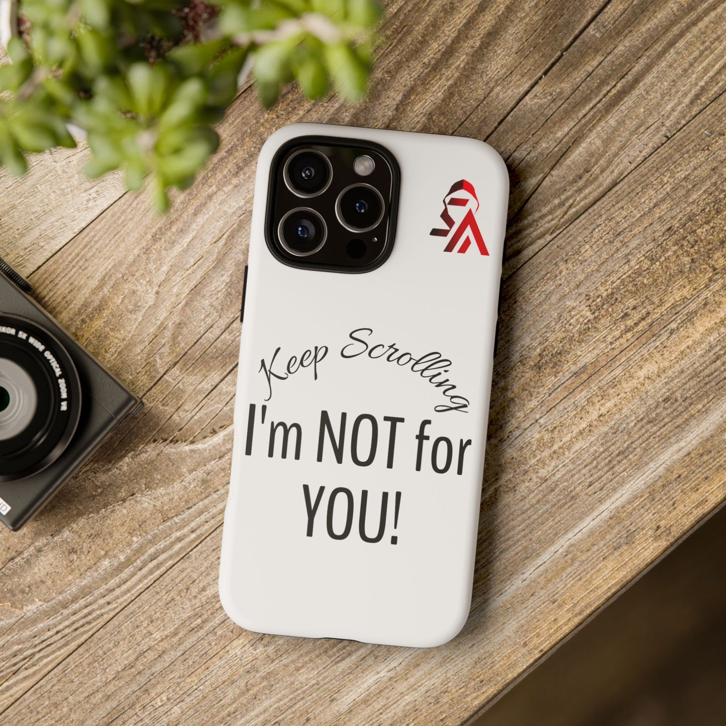 Keep Scrolling Phone Case - Tough Cases, Gift for Social Media Users, Trendy Phone Accessory, Funny Phone Cover, Modern Tech Gift