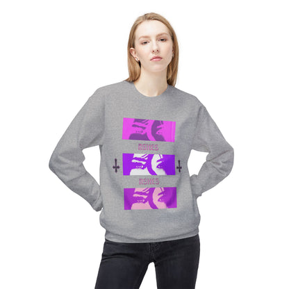 Unisex Fleece Crewneck Sweatshirt - 'ASHES' Design, Cozy Gift for Friends, Alternative Apparel, Fall Fashion, Casual Wear