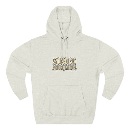 Sonder Anonymous Three-Panel Fleece Hoodie for Ultimate Comfort, Casual Style, Streetwear, Unique Gift, Everyday Wear