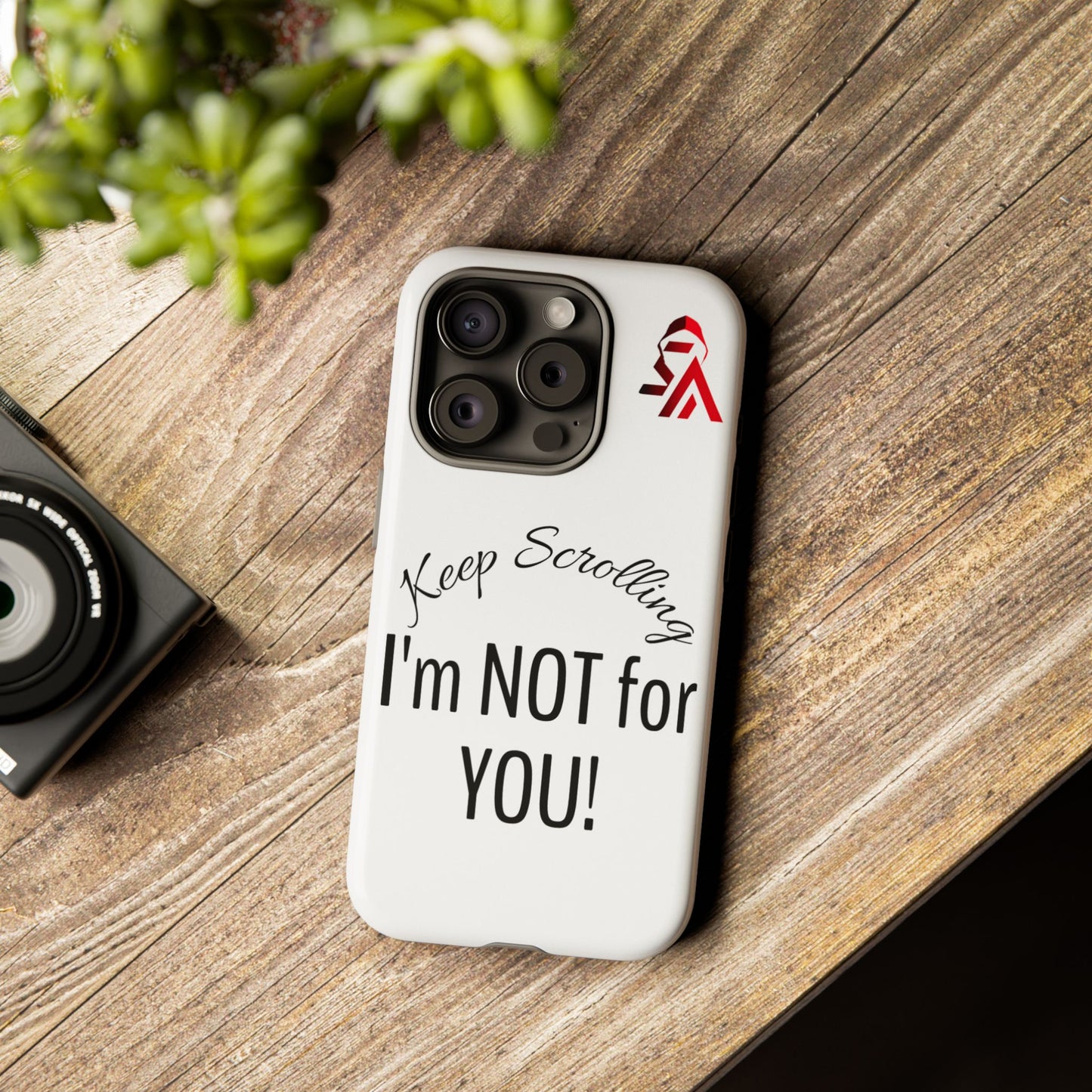 Keep Scrolling Phone Case - Tough Cases, Gift for Social Media Users, Trendy Phone Accessory, Funny Phone Cover, Modern Tech Gift