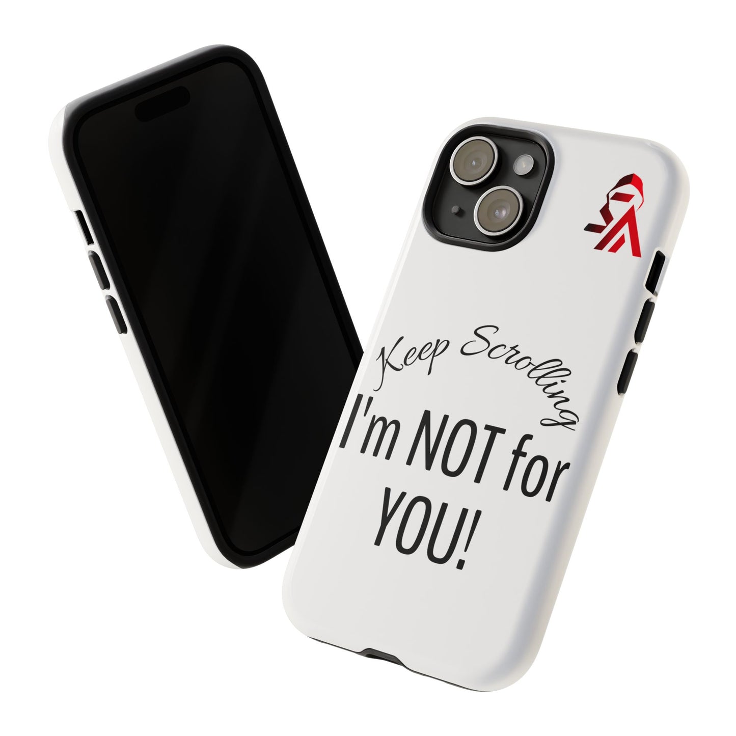Keep Scrolling Phone Case - Tough Cases, Gift for Social Media Users, Trendy Phone Accessory, Funny Phone Cover, Modern Tech Gift