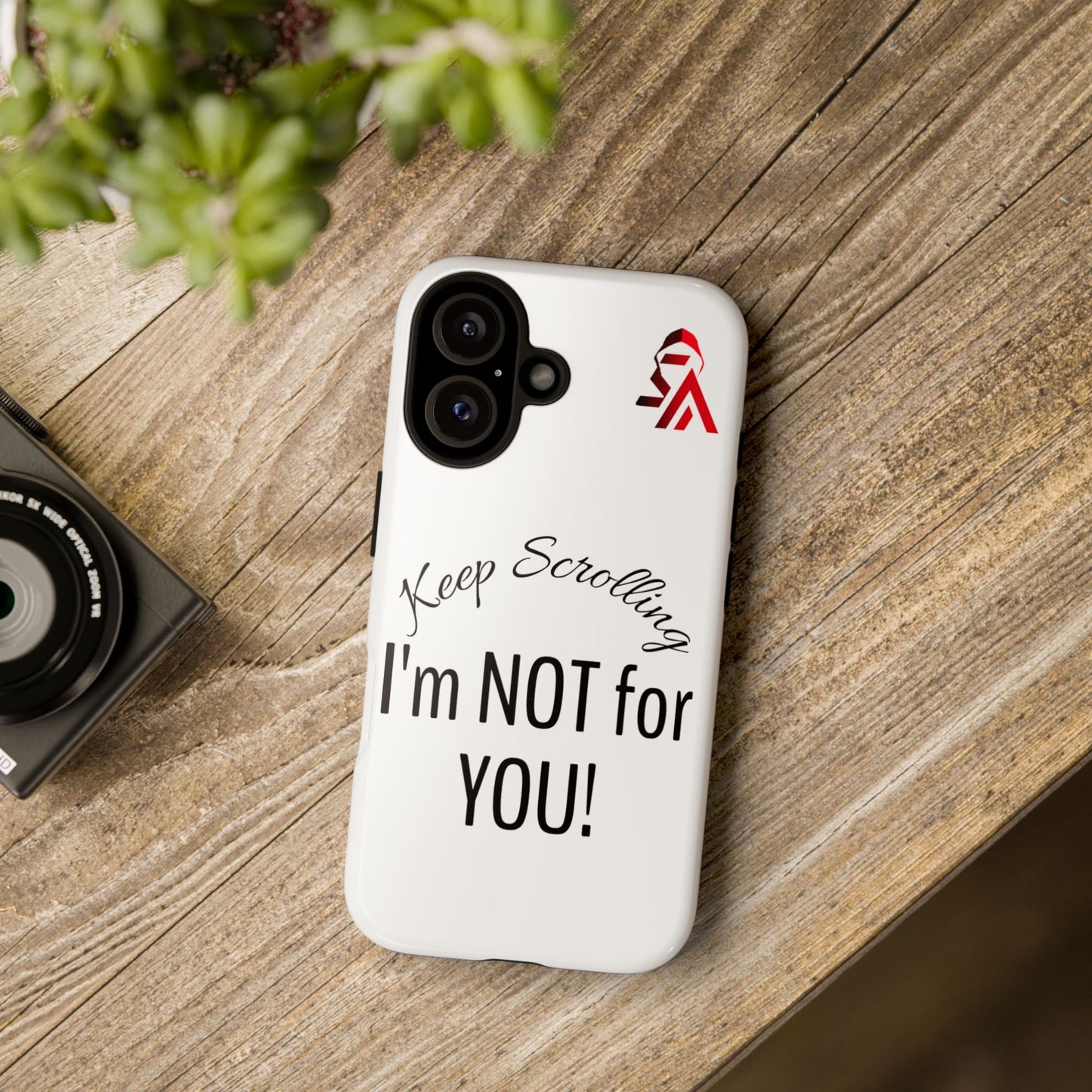 Keep Scrolling Phone Case - Tough Cases, Gift for Social Media Users, Trendy Phone Accessory, Funny Phone Cover, Modern Tech Gift