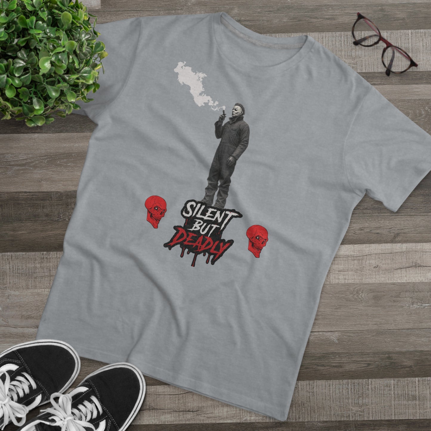 Men's Graphic Tee, Modern-fit T-Shirt, Casual Wear, Gift for Friends, Halloween Costume, Streetwear Fashion