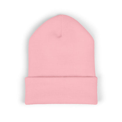 Classic Cuffed Beanie Hat, Embroidered Winter Hat, Unisex Knit Cap, Warm Beanie for Gift, Casual Outdoor Accessory