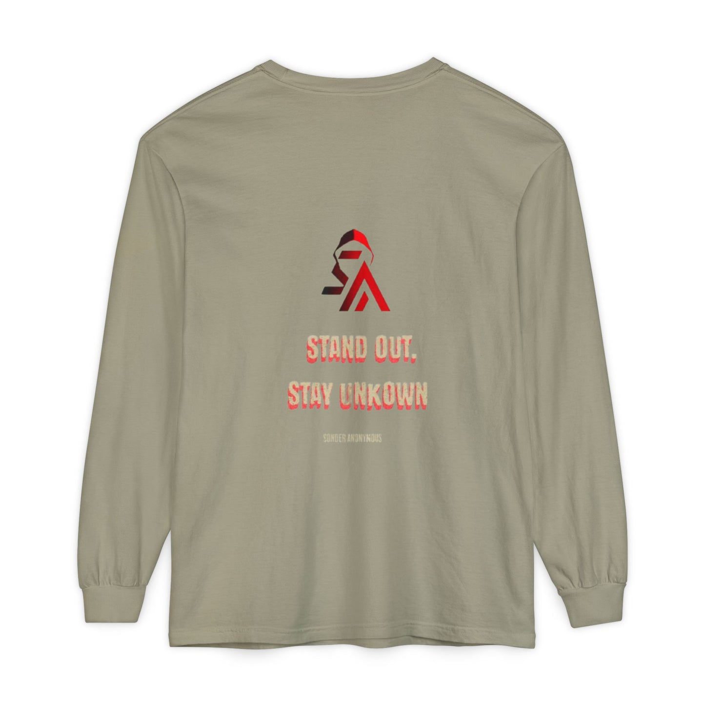 Edgy Angel Long Sleeve T-Shirt, Streetwear Fashion, Casual Wear, Unique Graphic Tee, Unisex Apparel, Gift for Him/Her