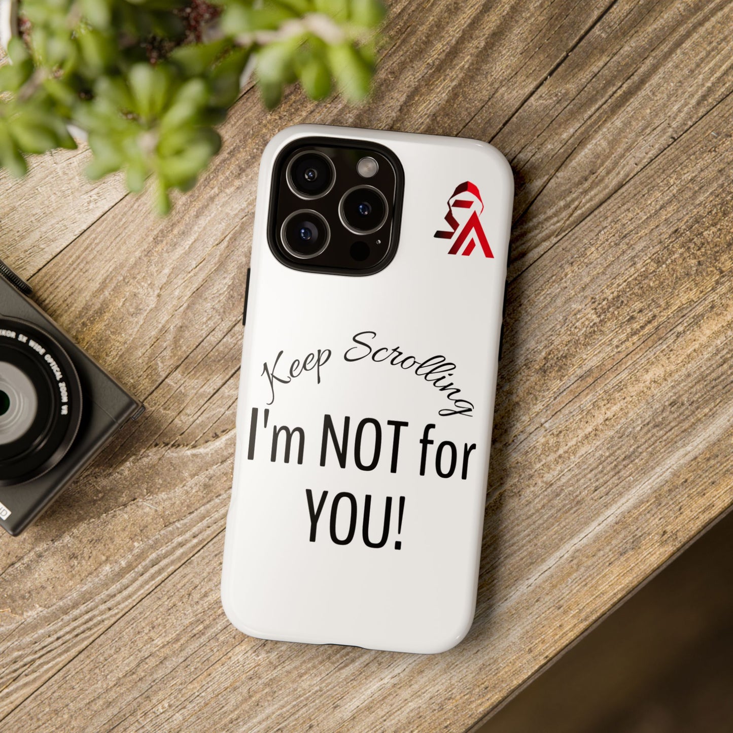Keep Scrolling Phone Case - Tough Cases, Gift for Social Media Users, Trendy Phone Accessory, Funny Phone Cover, Modern Tech Gift