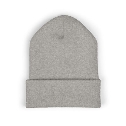 Classic Cuffed Beanie Hat, Embroidered Winter Hat, Unisex Knit Cap, Warm Beanie for Gift, Casual Outdoor Accessory