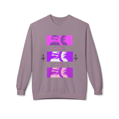 Unisex Fleece Crewneck Sweatshirt - 'ASHES' Design, Cozy Gift for Friends, Alternative Apparel, Fall Fashion, Casual Wear