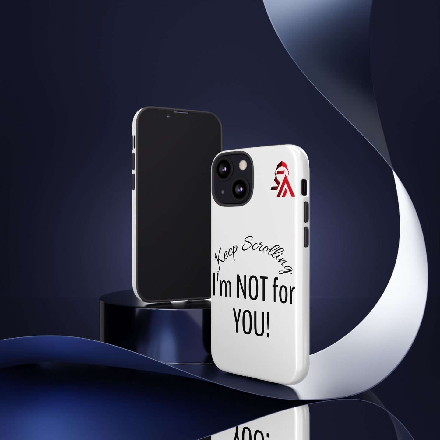 Keep Scrolling Phone Case - Tough Cases, Gift for Social Media Users, Trendy Phone Accessory, Funny Phone Cover, Modern Tech Gift