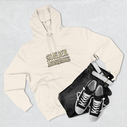 Sonder Anonymous Three-Panel Fleece Hoodie for Ultimate Comfort, Casual Style, Streetwear, Unique Gift, Everyday Wear