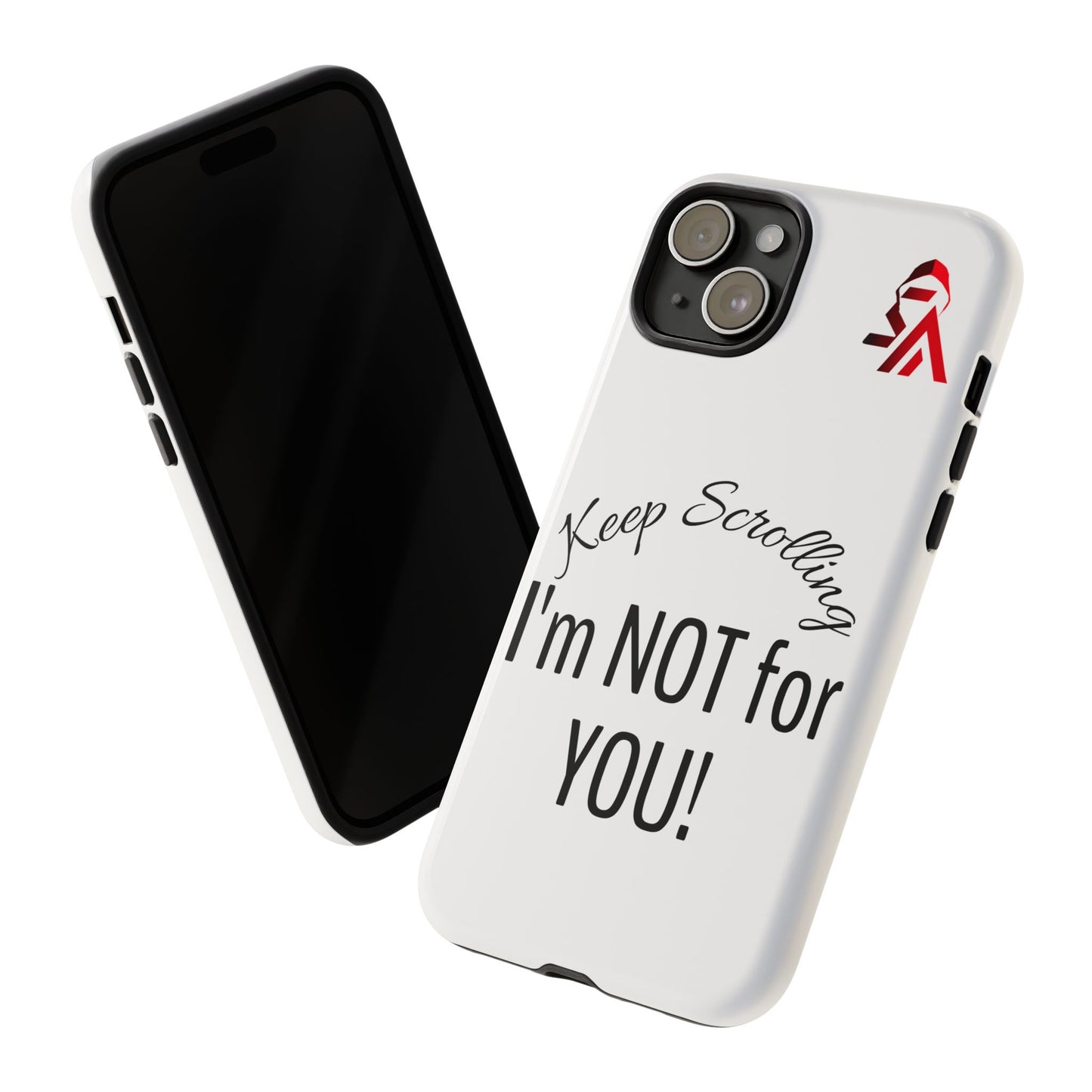 Keep Scrolling Phone Case - Tough Cases, Gift for Social Media Users, Trendy Phone Accessory, Funny Phone Cover, Modern Tech Gift