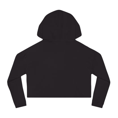 Cropped Hooded Sweatshirt, "Dance with the Devil" Graphic, Edgy Style for Everyday Wear, Perfect for Festivals, Concerts, and Casual Outings
