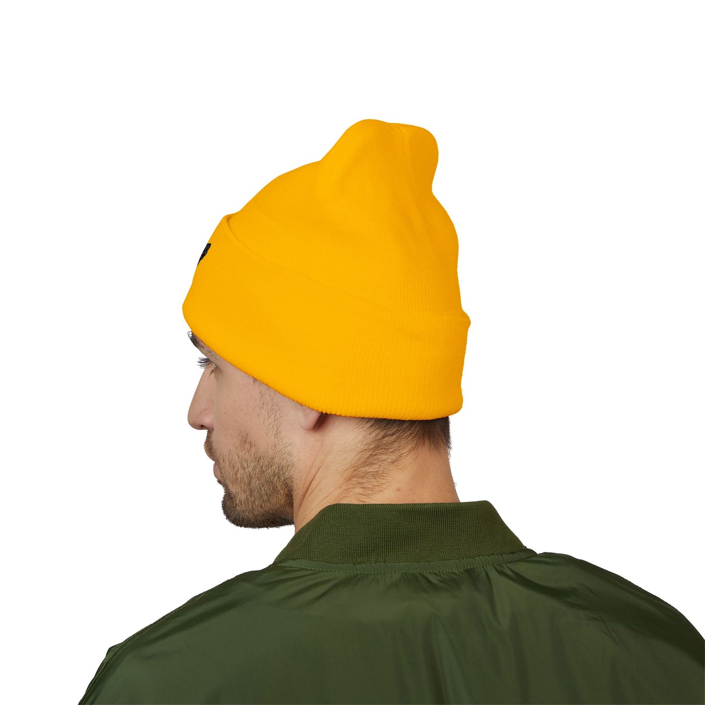Classic Cuffed Beanie Hat, Embroidered Winter Hat, Unisex Knit Cap, Warm Beanie for Gift, Casual Outdoor Accessory