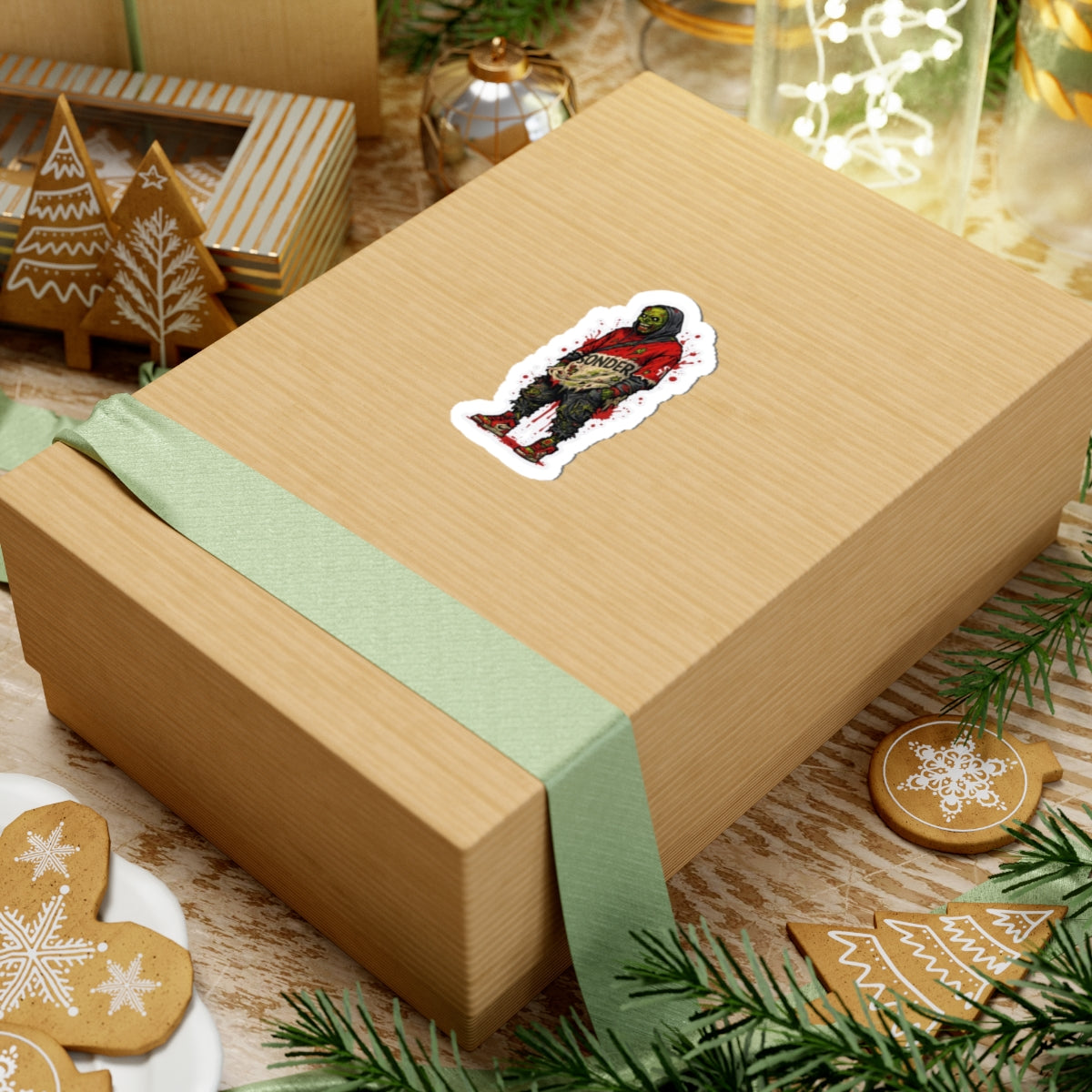 Zombie-Themed Kiss-Cut Stickers | Edgy Decor, Laptop Accessories, Halloween Decor, Creative Gifts, Unique Art