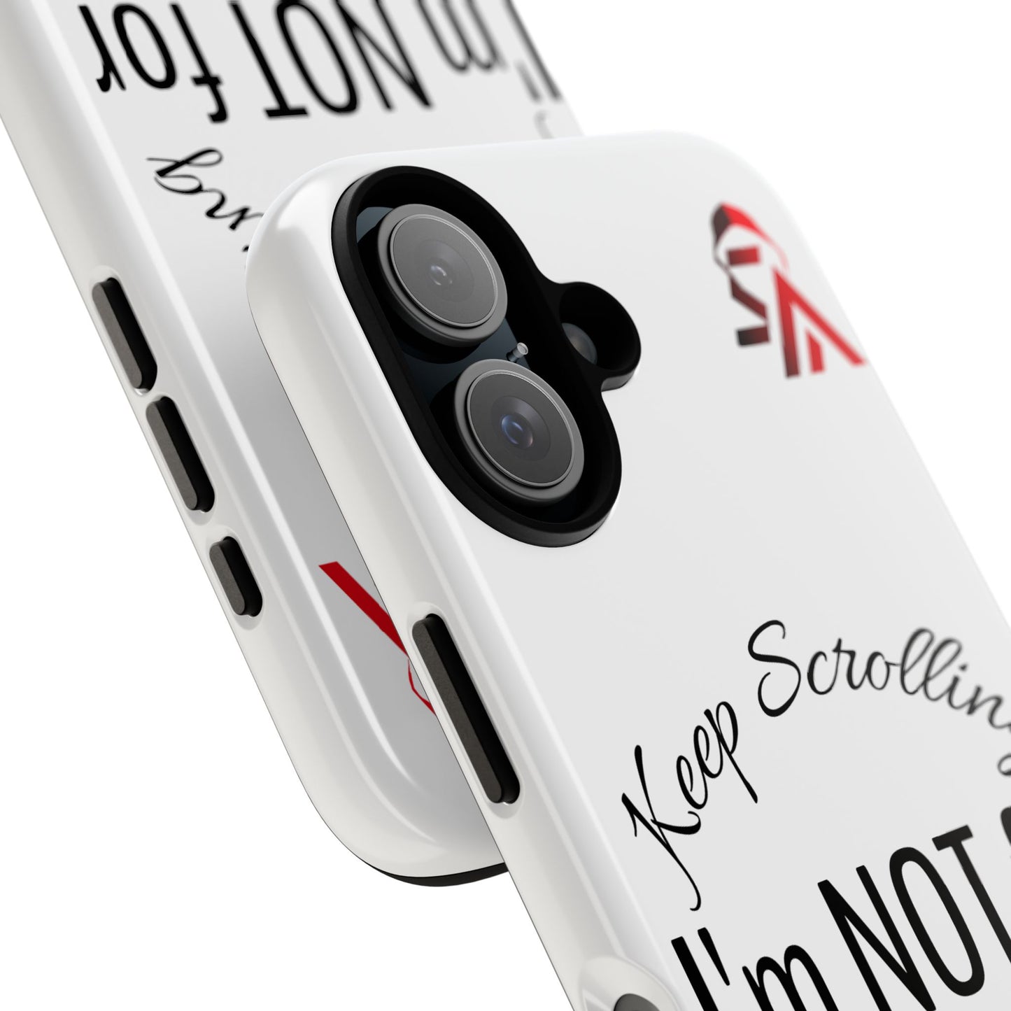 Keep Scrolling Phone Case - Tough Cases, Gift for Social Media Users, Trendy Phone Accessory, Funny Phone Cover, Modern Tech Gift