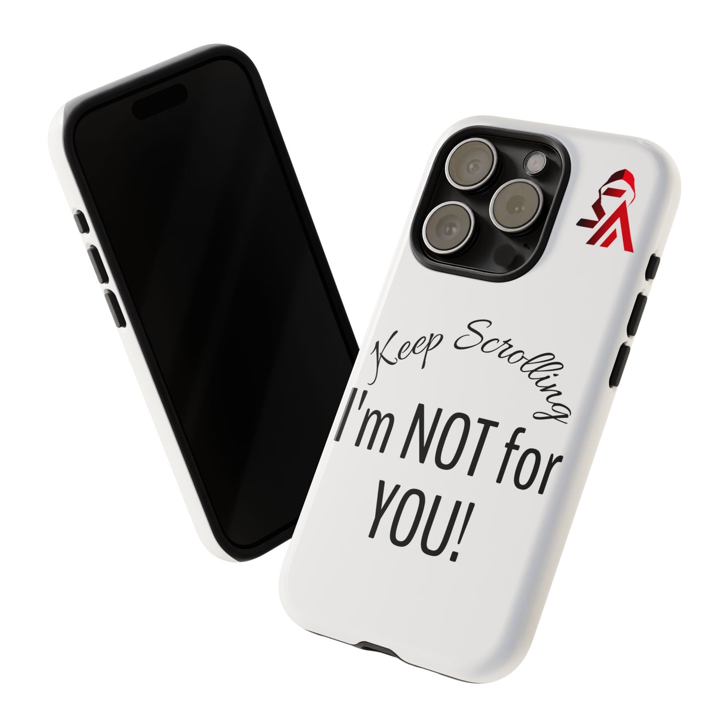 Keep Scrolling Phone Case - Tough Cases, Gift for Social Media Users, Trendy Phone Accessory, Funny Phone Cover, Modern Tech Gift
