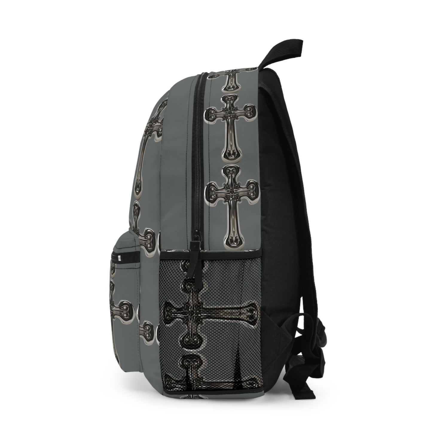 Sonder Anonymous Backpack with Cross Design – Stylish, Unique, Perfect for School, Travel, Gifts, or Everyday Use